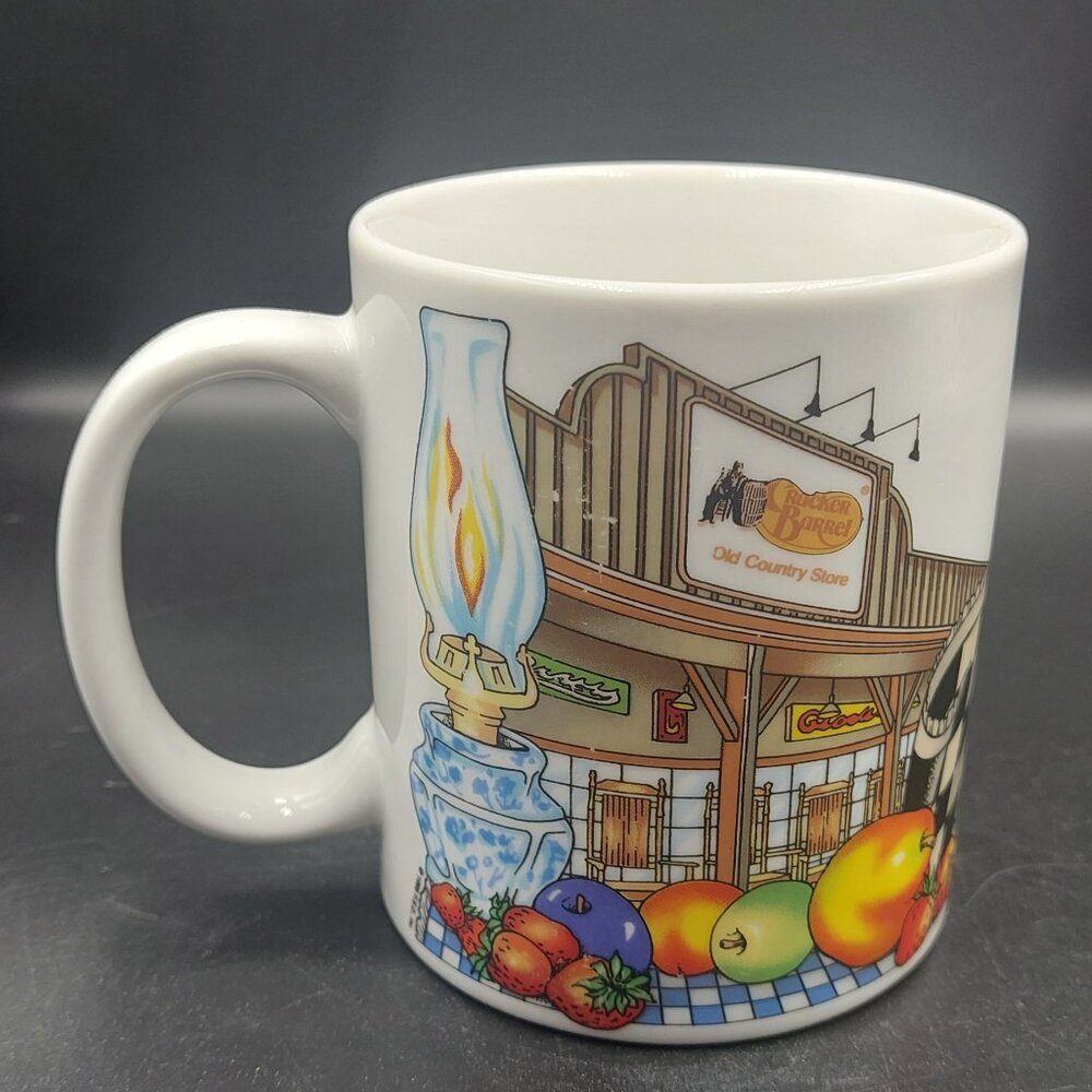 Vintage Cracker Barrel Old Country Store Family Restaurant Apple Pie Coffee Mug